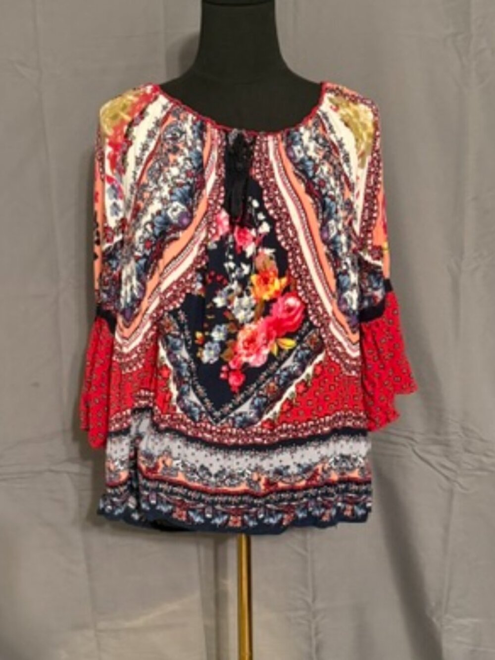 BILA Boho Blouse Size L